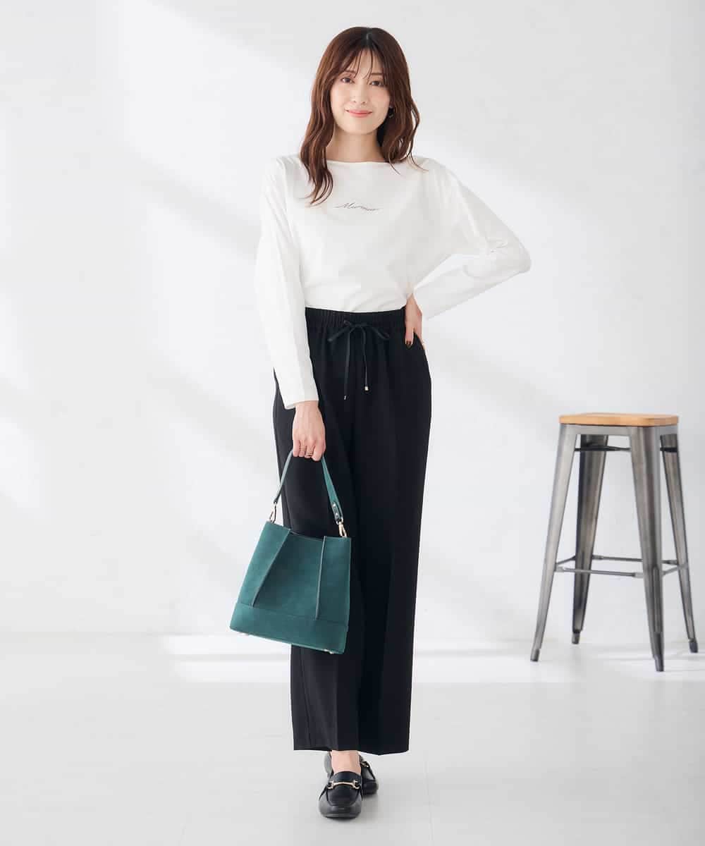K2KAG15035 a.v.v(アー・ヴェ・ヴェ) アソート ロゴ プリント 長袖 Tシャツ ダークグレー