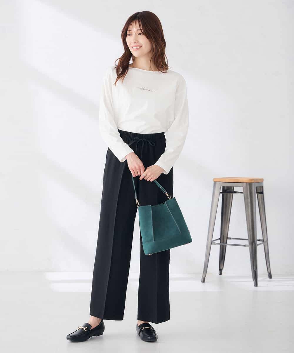 K2KAG15035 a.v.v(アー・ヴェ・ヴェ) アソート ロゴ プリント 長袖 Tシャツ ダークグレー