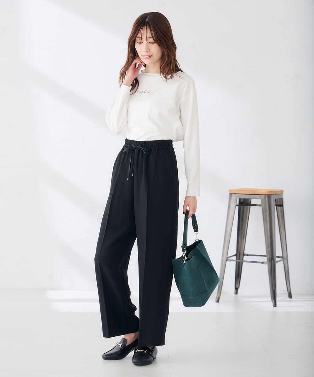 K2KAG15035 a.v.v(アー・ヴェ・ヴェ) アソート ロゴ プリント 長袖 Tシャツ ダークグレー