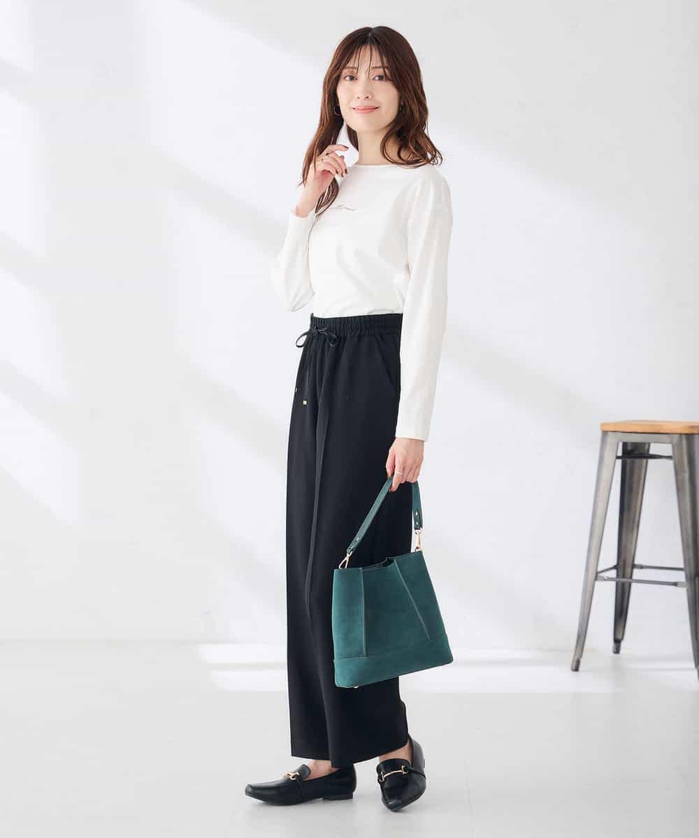 K2KAG15035 a.v.v(アー・ヴェ・ヴェ) アソート ロゴ プリント 長袖 Tシャツ ダークグレー