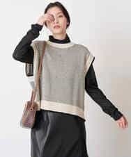 K2KAS05024 a.v.v(アー・ヴェ・ヴェ) シアーハイネックトップス ブラック