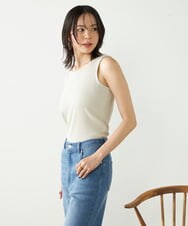 K2KGA01019 a.v.v(アー・ヴェ・ヴェ) 【2WAY】ベーシックタンクトップ ホワイト