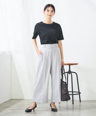 K2KGA50034 a.v.v(アー・ヴェ・ヴェ) 【接触冷感/UVカット】大人のリッチTシャツ オレンジ
