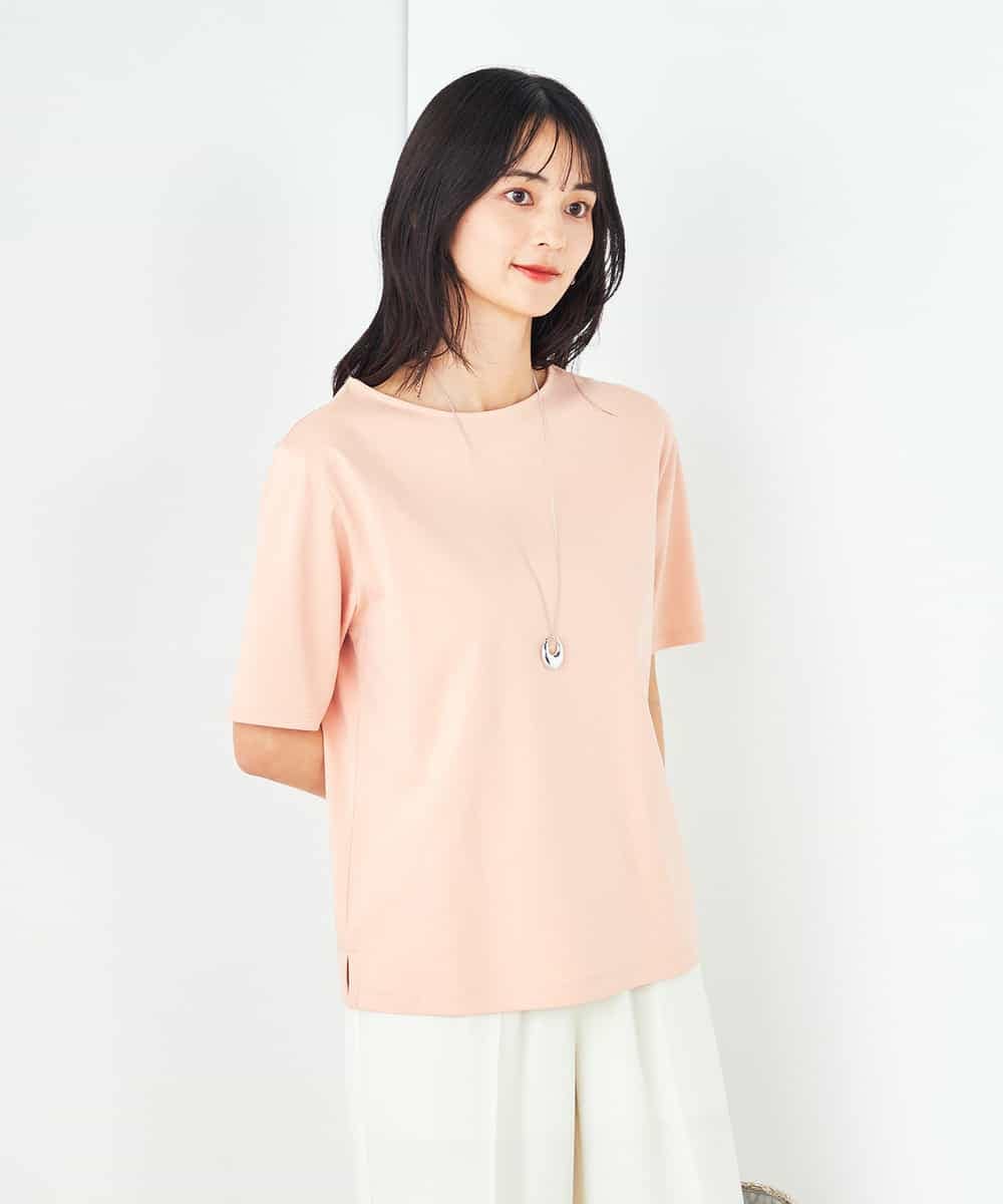 K2KGA50034 a.v.v(アー・ヴェ・ヴェ) 【接触冷感/UVカット】大人のリッチTシャツ オレンジ