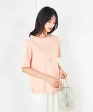 K2KGA50034 a.v.v(アー・ヴェ・ヴェ) 【接触冷感/UVカット】大人のリッチTシャツ オレンジ