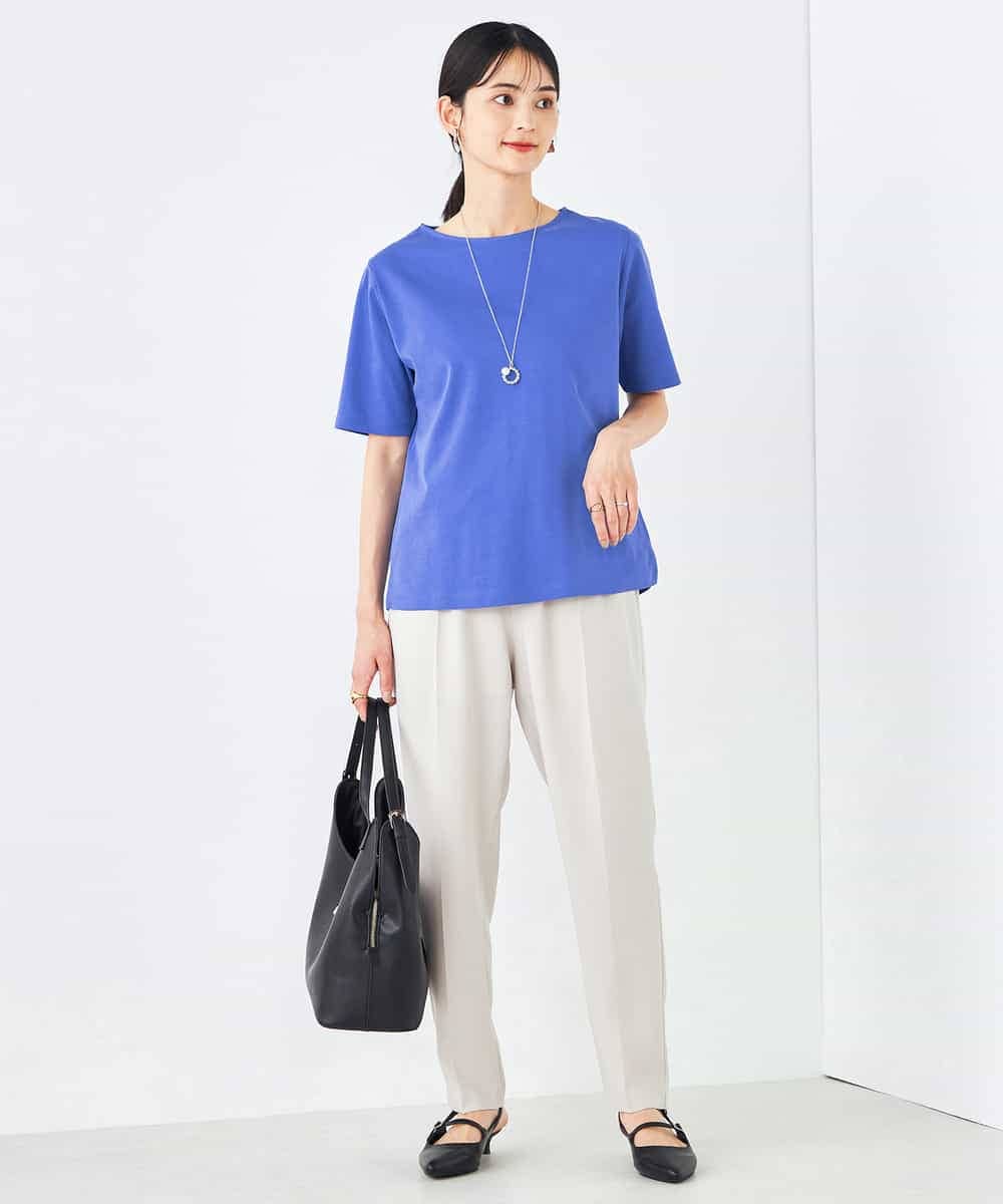 K2KGA50034 a.v.v(アー・ヴェ・ヴェ) 【接触冷感/UVカット】大人のリッチTシャツ オレンジ