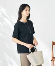 K2KGA50034 a.v.v(アー・ヴェ・ヴェ) 【接触冷感/UVカット】大人のリッチTシャツ オレンジ