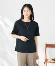 K2KGA50034 a.v.v(アー・ヴェ・ヴェ) 【接触冷感/UVカット】大人のリッチTシャツ オレンジ