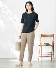 K2KGA50034 a.v.v(アー・ヴェ・ヴェ) 【接触冷感/UVカット】大人のリッチTシャツ オレンジ