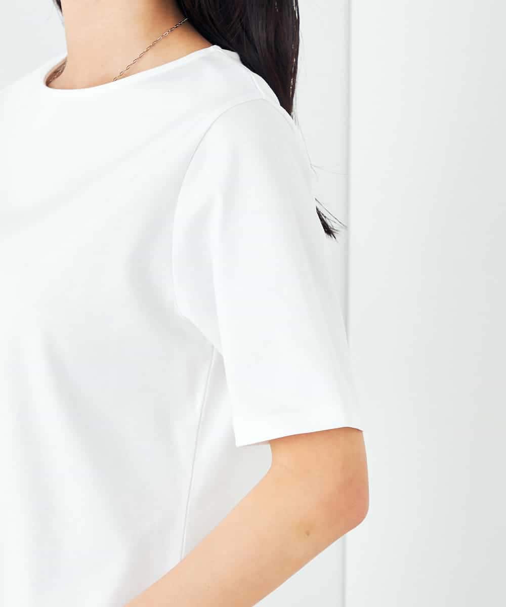 K2KGA50034 a.v.v(アー・ヴェ・ヴェ) 【接触冷感/UVカット】大人のリッチTシャツ オレンジ