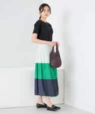 K2KGD28029 a.v.v(アー・ヴェ・ヴェ) 【UVカット/接触冷感】コンパクトロゴTシャツ グレージュ