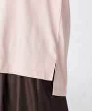 K2KHA68034 a.v.v(アー・ヴェ・ヴェ) 【接触冷感/UVカット】ボートネックロゴTシャツ ピンク