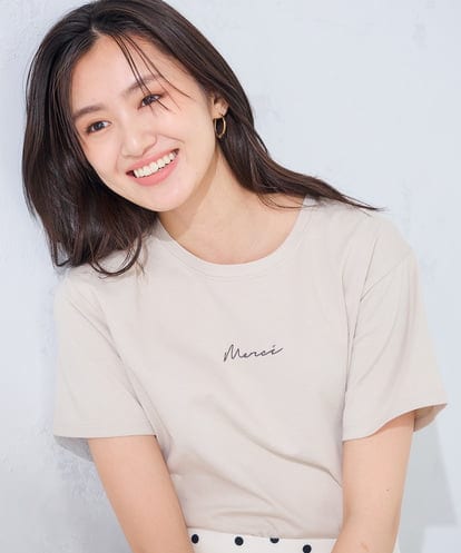 K2KHD54029  【接触冷感/UVカット/コットン100%】コンパクトロゴTシャツ