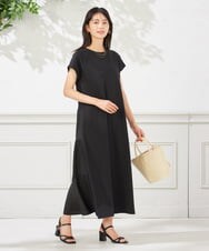 K2PHA03059 a.v.v(アー・ヴェ・ヴェ) バックティアードワンピース【WEB限定】 ブラック