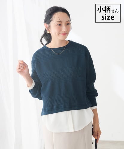 K3FJD05069 a.v.v Elmi 【低身長サイズ/2SET】レイヤード ニット セット