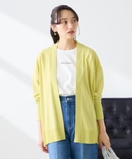 K3KGD28029 a.v.v Elmi(アー・ヴェ・ヴェ) 【低身長サイズ/UVカット/接触冷感】コンパクトロゴTシャツ グレージュ