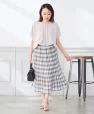 K3KID65039 a.v.v Elmi(アー・ヴェ・ヴェ) 【低身長サイズ】ボウタイライクトップス【接触冷感/UVカット】 グリーン