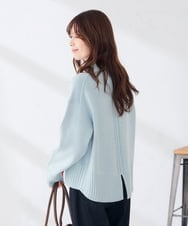 K6FAG18044 a.v.v(アー・ヴェ・ヴェ) 【WEB限定】クロップドバックスリットニット レッド