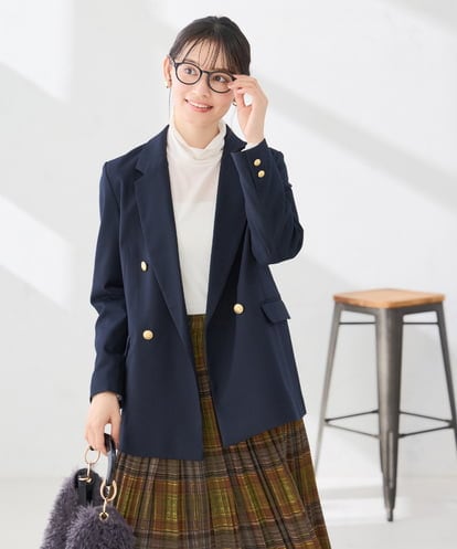 K6JJD02119 a.v.v 【WEB限定】Wブレスト ジャケット