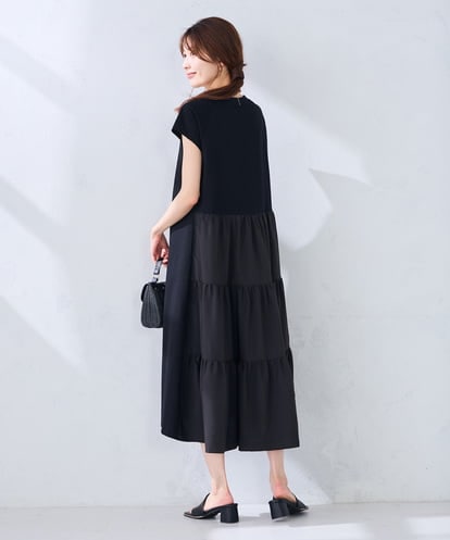 K6PHD05059 a.v.v 【WEB限定】バックティアードワンピース