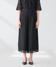 KBEGF13149 a.v.v(アー・ヴェ・ヴェ) 【結婚式/お呼ばれに】レースドッキングブラウス・パンツセットアップ ブルー
