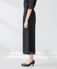 KBEGF13149 a.v.v(アー・ヴェ・ヴェ) 【結婚式/お呼ばれに】レースドッキングブラウス・パンツセットアップ ブルー