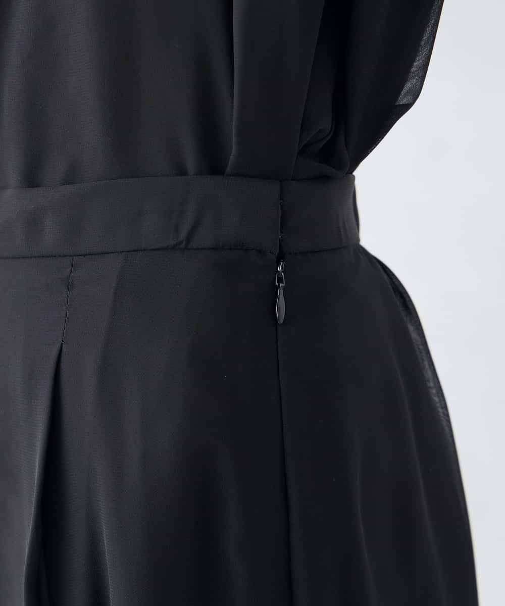 KBEGF13149 a.v.v(アー・ヴェ・ヴェ) 【結婚式/お呼ばれに】レースドッキングブラウス・パンツセットアップ ブルー