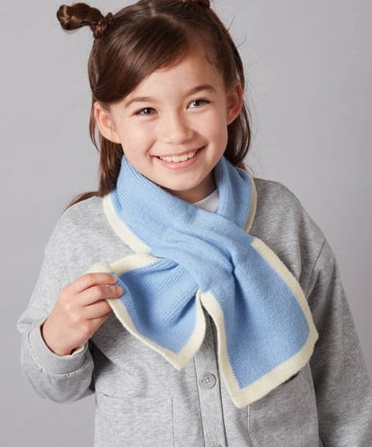 KG3AA11024 a.v.v KIDS [KIDS]リボンデザインもこもこマフラー