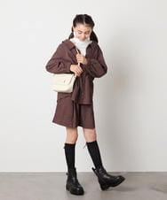 KG5AD02044 a.v.v KIDS(アー・ヴェ・ヴェ) [KIDS]キルティングリボンショルダー アイボリー