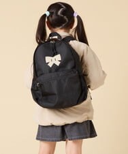 KG5AD03059 a.v.v KIDS(アー・ヴェ・ヴェ) [KIDS]【最大45L／大容量／お手入れらくちん】ナイロンリュック ブラック
