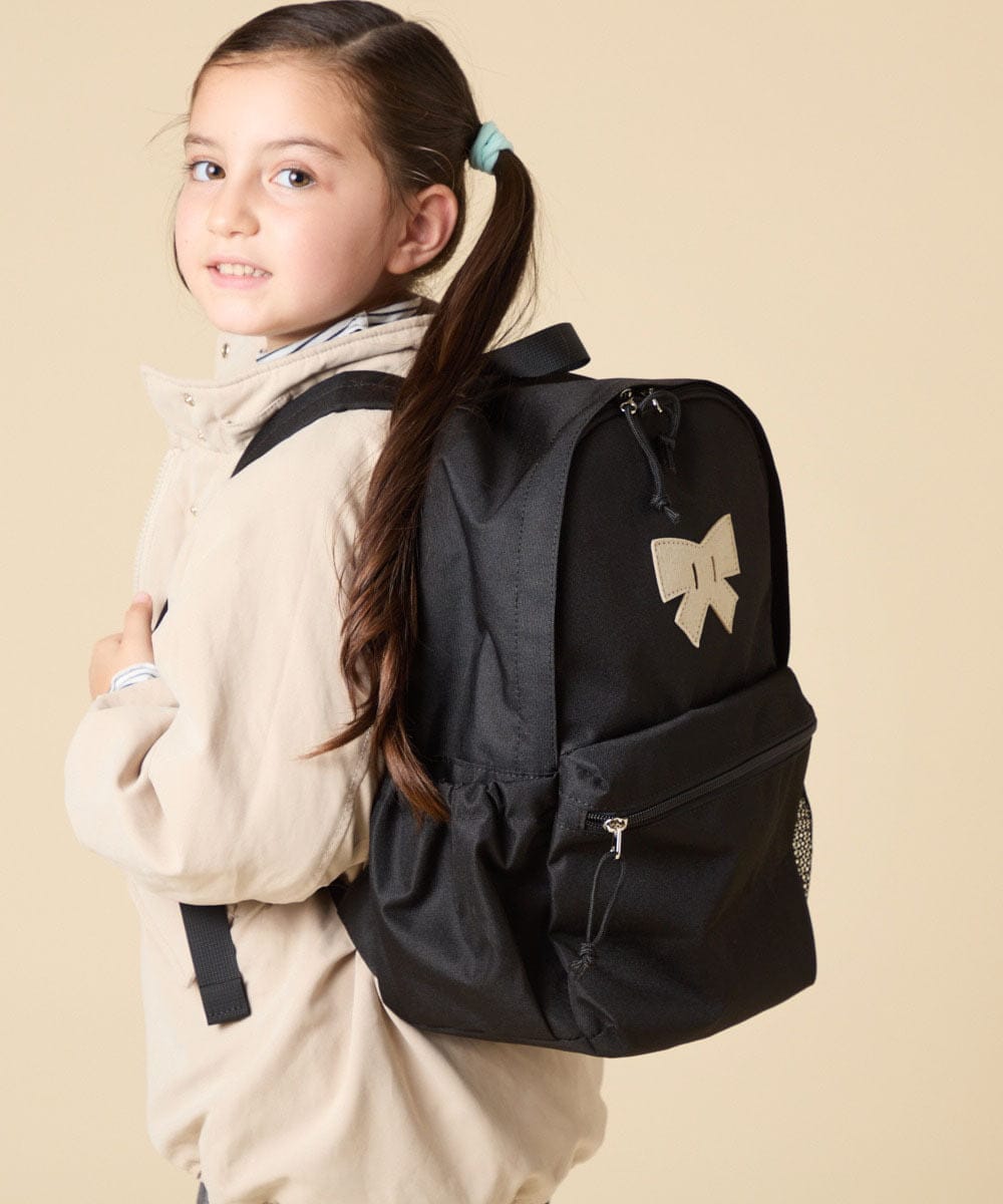 KG5AD03059 a.v.v KIDS(アー・ヴェ・ヴェ) [KIDS]【最大45L／大容量／お手入れらくちん】ナイロンリュック ブラック