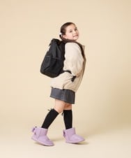 KG5AD03059 a.v.v KIDS(アー・ヴェ・ヴェ) [KIDS]【最大45L／大容量／お手入れらくちん】ナイロンリュック ブラック