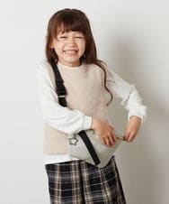 KG5AV14039 a.v.v KIDS(アー・ヴェ・ヴェ) [KIDS]フェイクレザーボディーバッグ ブラック