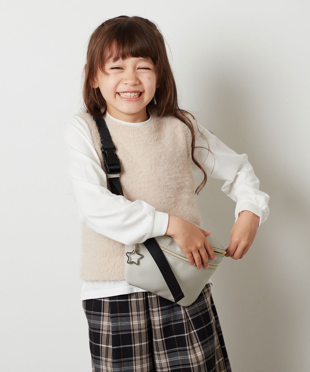 KG5AV14039 a.v.v KIDS(アー・ヴェ・ヴェ) [KIDS]フェイクレザーボディーバッグ ブラック