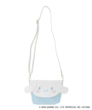 KG5GD15044 a.v.v KIDS(アー・ヴェ・ヴェ) 【数量限定】[シナモロール＆クロミ]お顔ショルダーバッグ ライトブルー