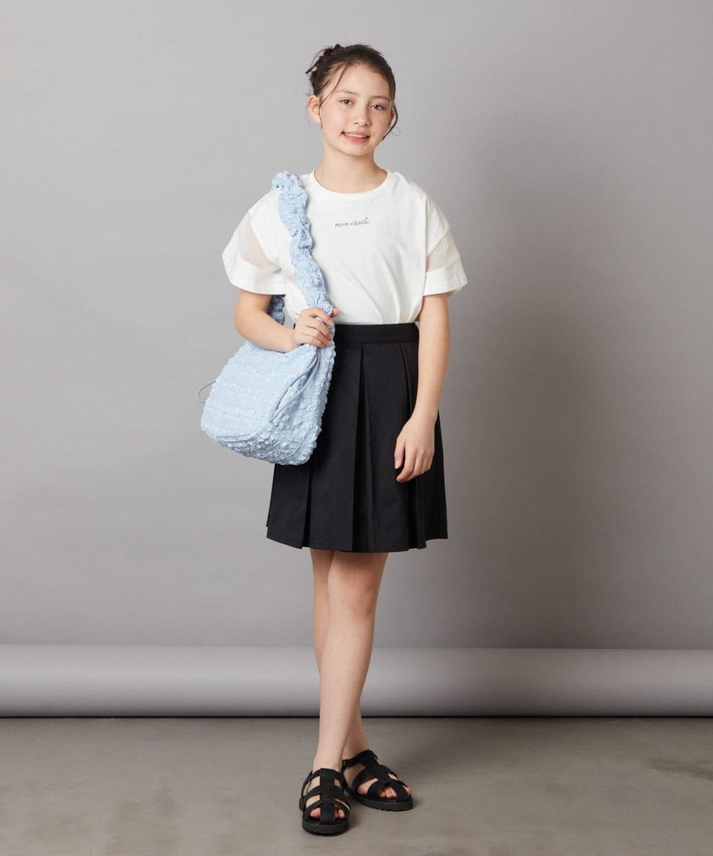 KG5GV12039 a.v.v KIDS(アー・ヴェ・ヴェ) [KIDS]ギャザーハンドルショルダー ライトブルー