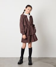 KG6AD02059 a.v.v KIDS(アー・ヴェ・ヴェ) [19-24cm]【滑りにくいタンクソール】サイドゴアブーツ ブラック