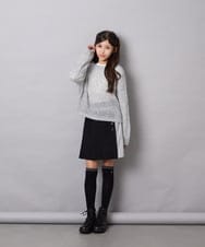 KG6AG02059 a.v.v KIDS(アー・ヴェ・ヴェ) [20-24cm]【ファスナー付きで楽ちん/セレモニーにもOK】レースアップブーツ ブラック