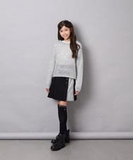 KG6AG02059 a.v.v KIDS(アー・ヴェ・ヴェ) [20-24cm]【ファスナー付きで楽ちん/セレモニーにもOK】レースアップブーツ ブラック