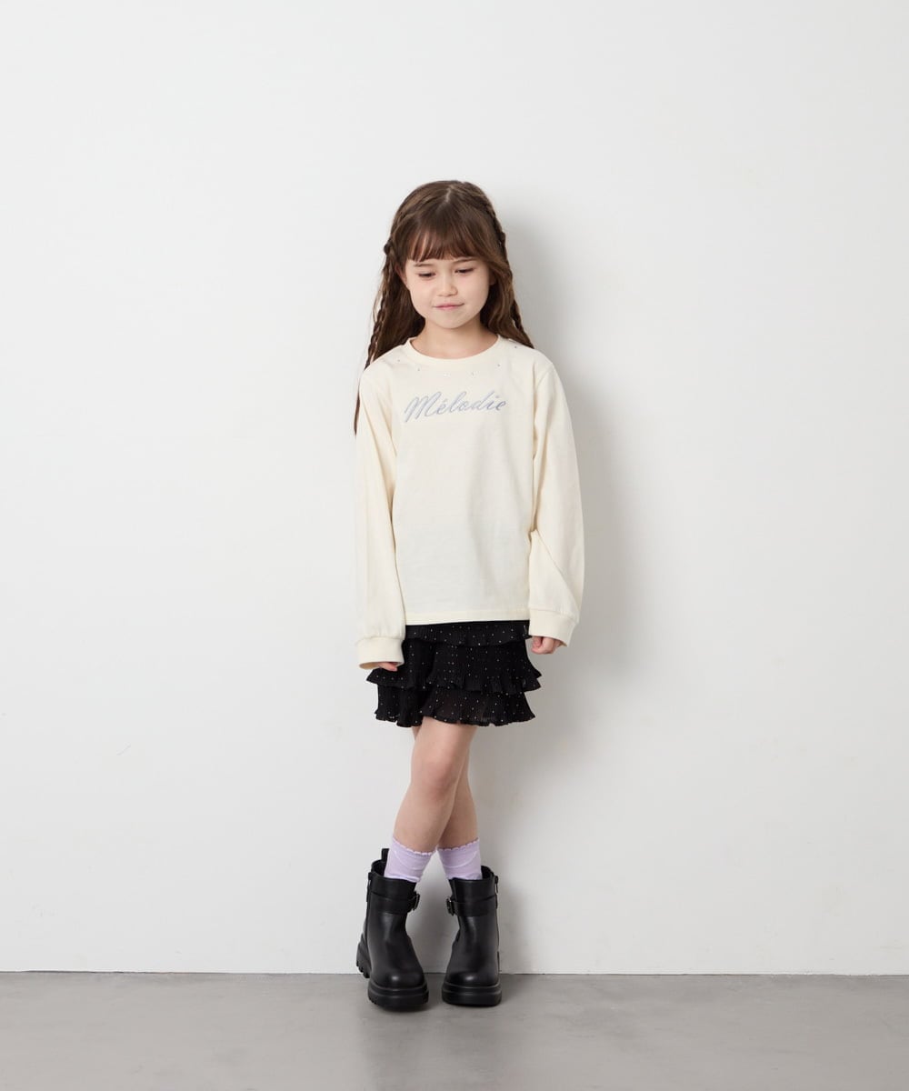 KG6AG03064 a.v.v KIDS(アー・ヴェ・ヴェ) [KIDS]【20-24cm】サイドゴアブーツ ブラック
