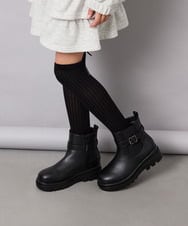 KG6AG03064 a.v.v KIDS(アー・ヴェ・ヴェ) [KIDS]【20-24cm】サイドゴアブーツ ブラック