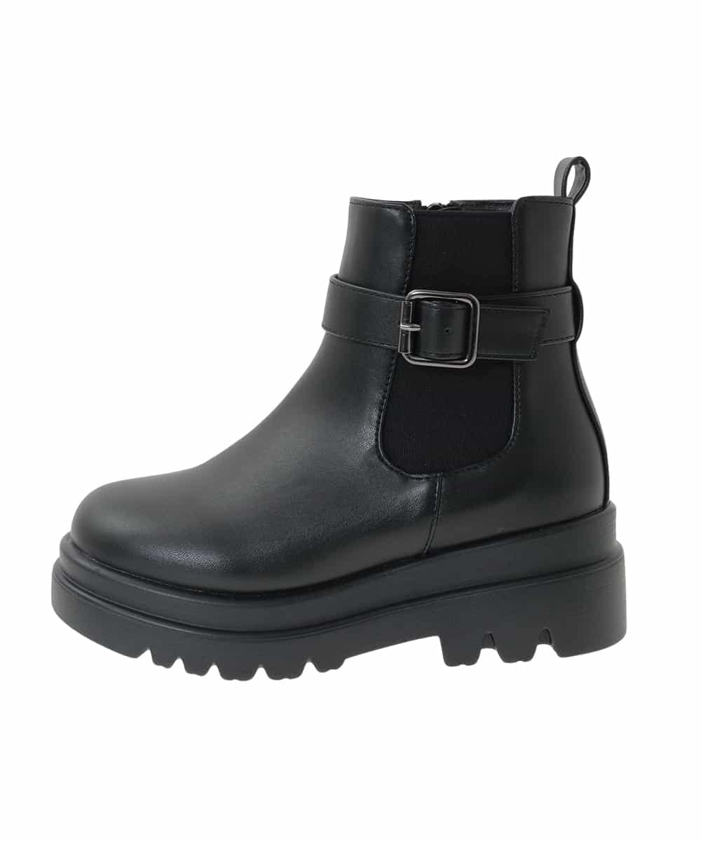 KG6AG03064 a.v.v KIDS(アー・ヴェ・ヴェ) [KIDS]【20-24cm】サイドゴアブーツ ブラック