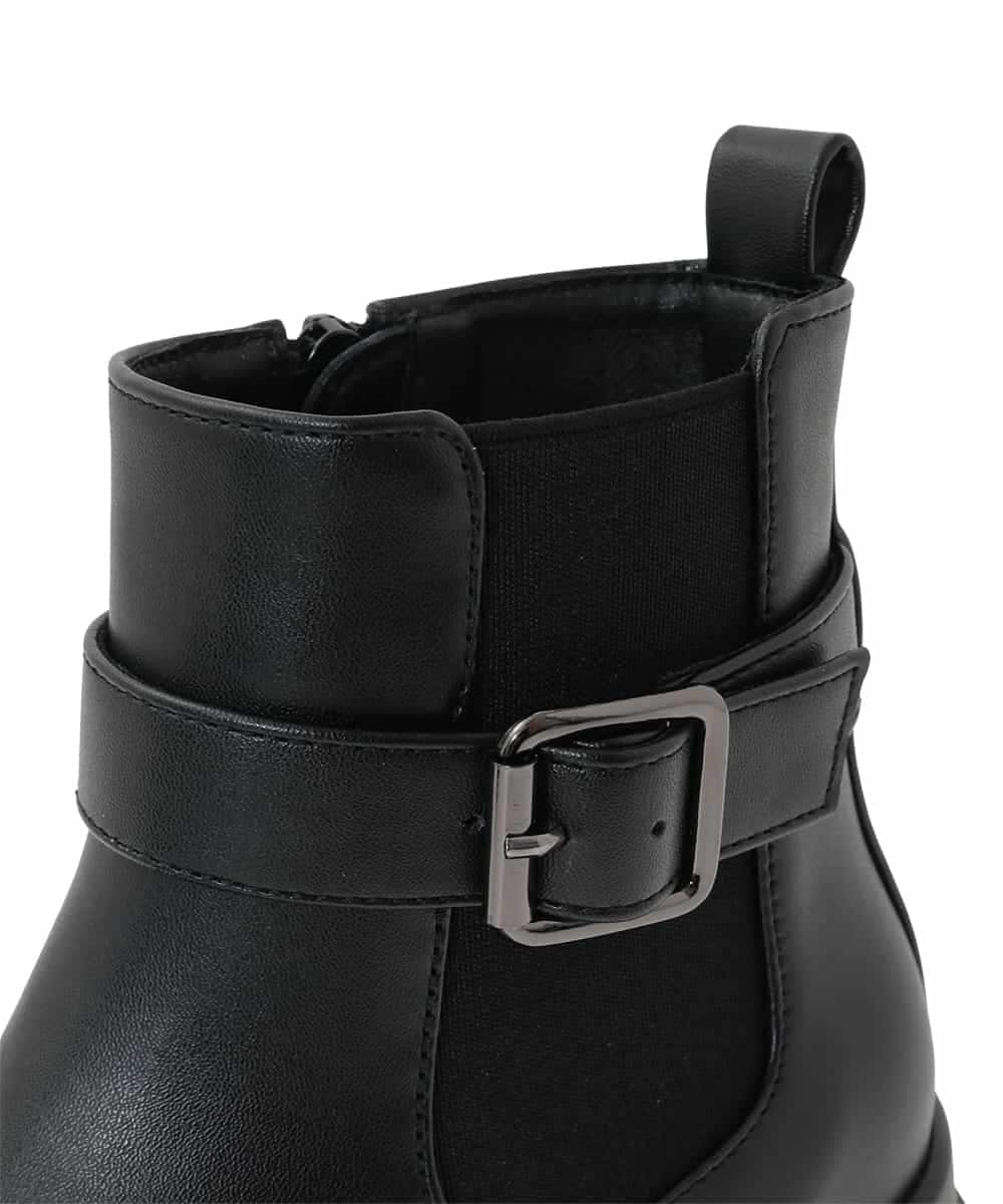 KG6AG03064 a.v.v KIDS(アー・ヴェ・ヴェ) [KIDS]【20-24cm】サイドゴアブーツ ブラック