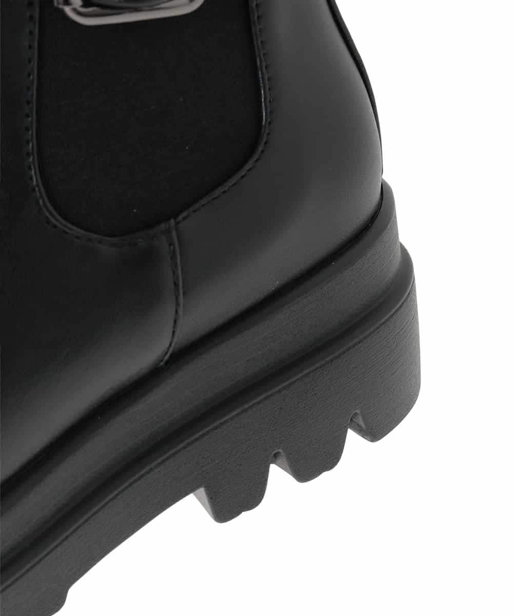 KG6AG03064 a.v.v KIDS(アー・ヴェ・ヴェ) [KIDS]【20-24cm】サイドゴアブーツ ブラック