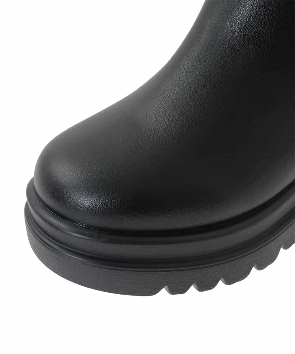 KG6AG03064 a.v.v KIDS(アー・ヴェ・ヴェ) [KIDS]【20-24cm】サイドゴアブーツ ブラック