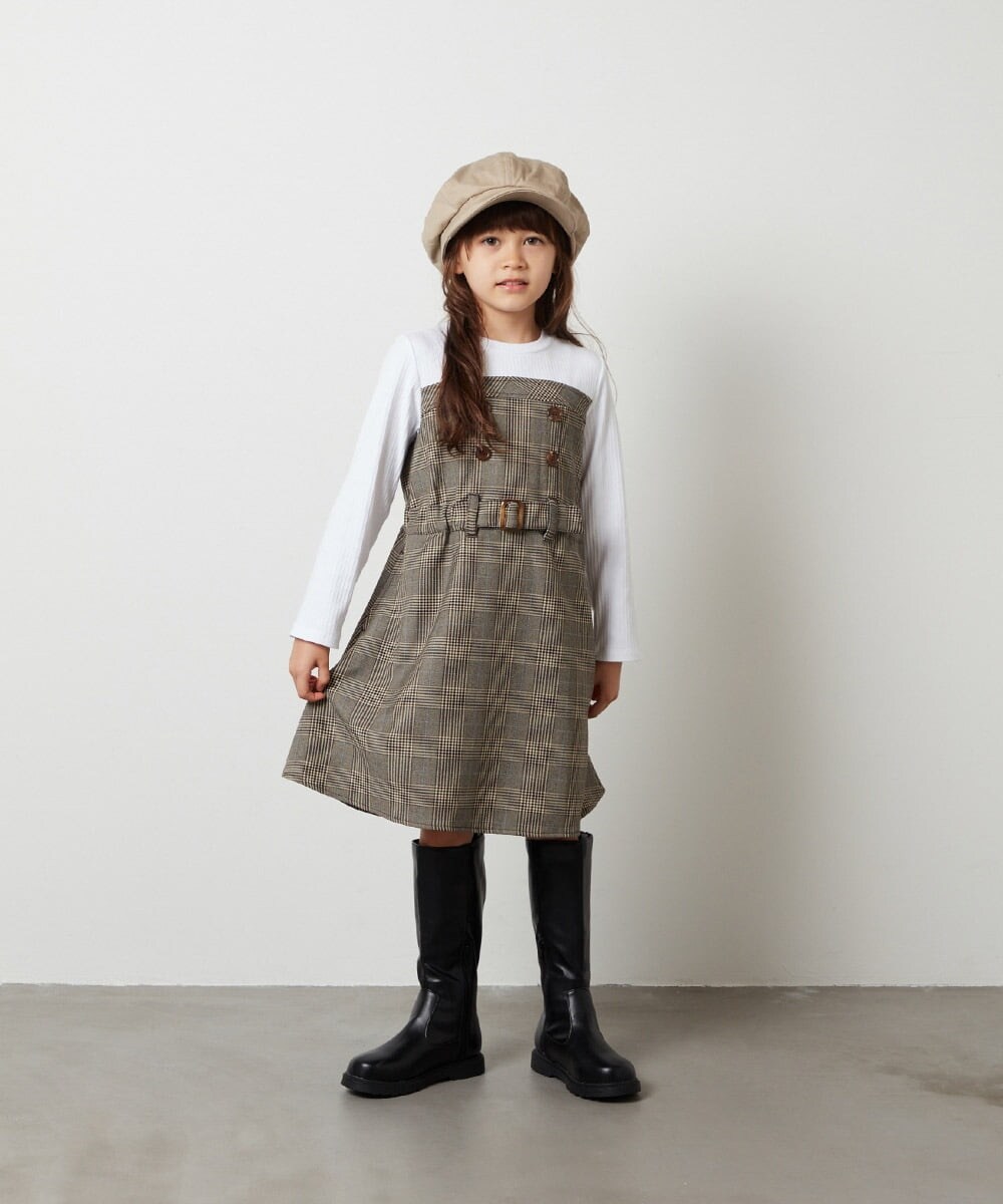 KG6AV22069 a.v.v KIDS(アー・ヴェ・ヴェ) [KIDS]ロングブーツ[WEB限定サイズ] ブラック