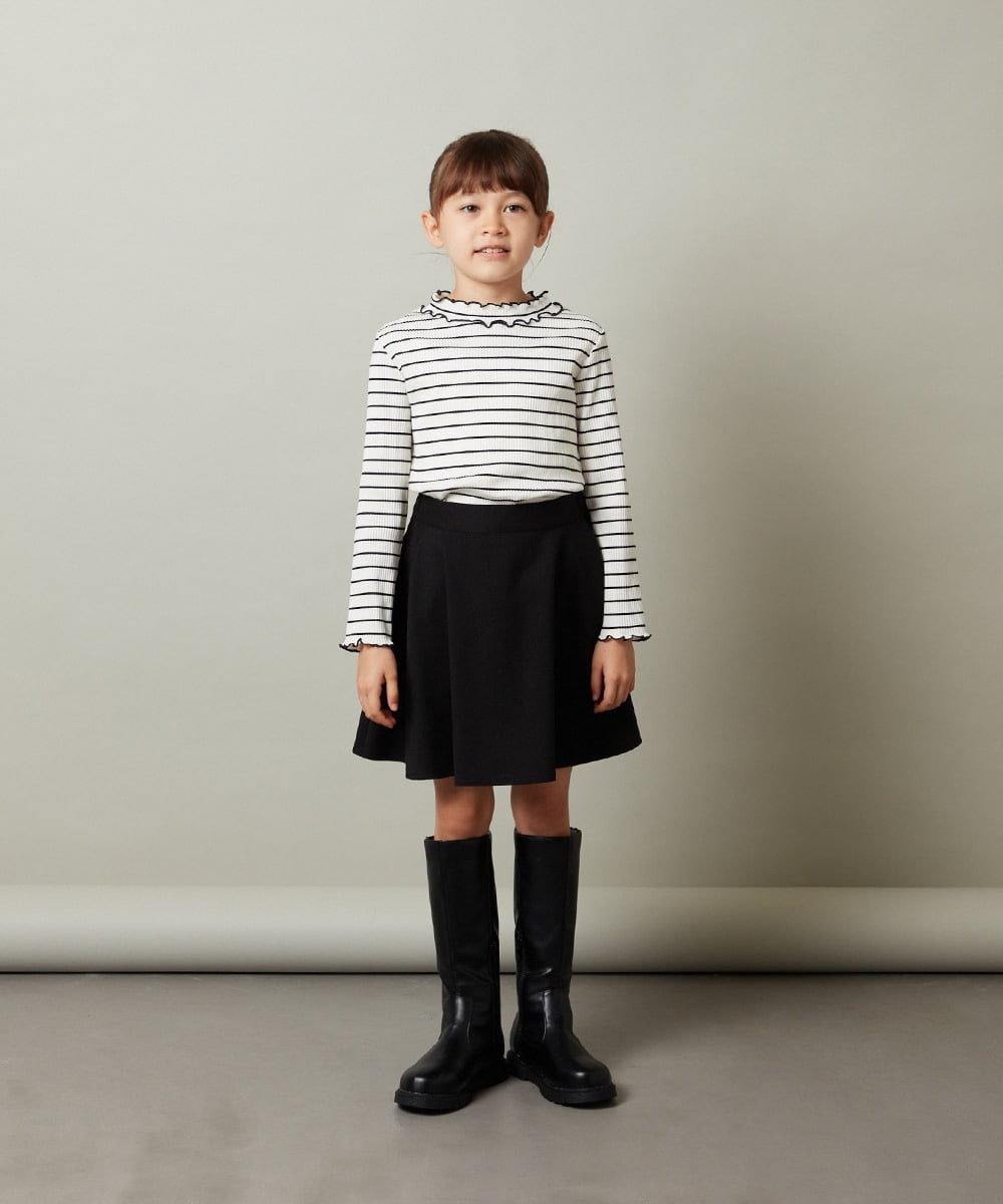 KG6AV22069 a.v.v KIDS(アー・ヴェ・ヴェ) [KIDS]ロングブーツ[WEB限定サイズ] ブラック