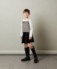 KG6AV22069 a.v.v KIDS(アー・ヴェ・ヴェ) [KIDS]ロングブーツ[WEB限定サイズ] ブラック