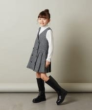 KG6AV22069 a.v.v KIDS(アー・ヴェ・ヴェ) [KIDS]ロングブーツ[WEB限定サイズ] ブラック