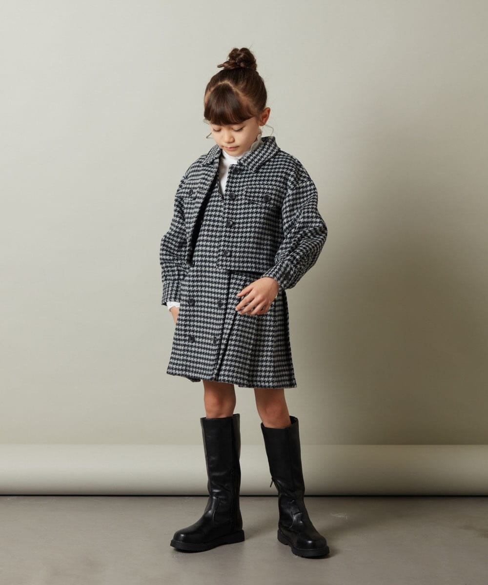 KG6AV22069 a.v.v KIDS(アー・ヴェ・ヴェ) [KIDS]ロングブーツ[WEB限定サイズ] ブラック
